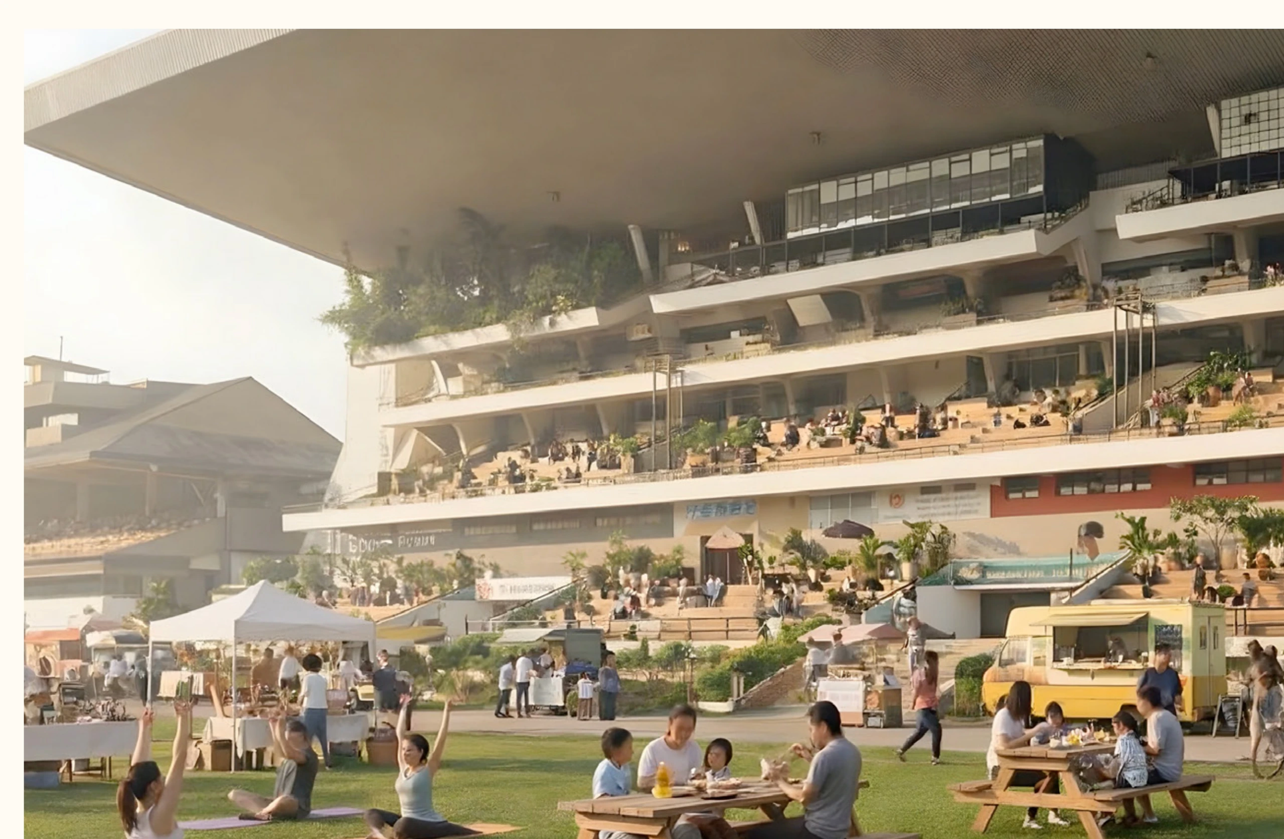 Turf City future artist impression near Dunearn House
