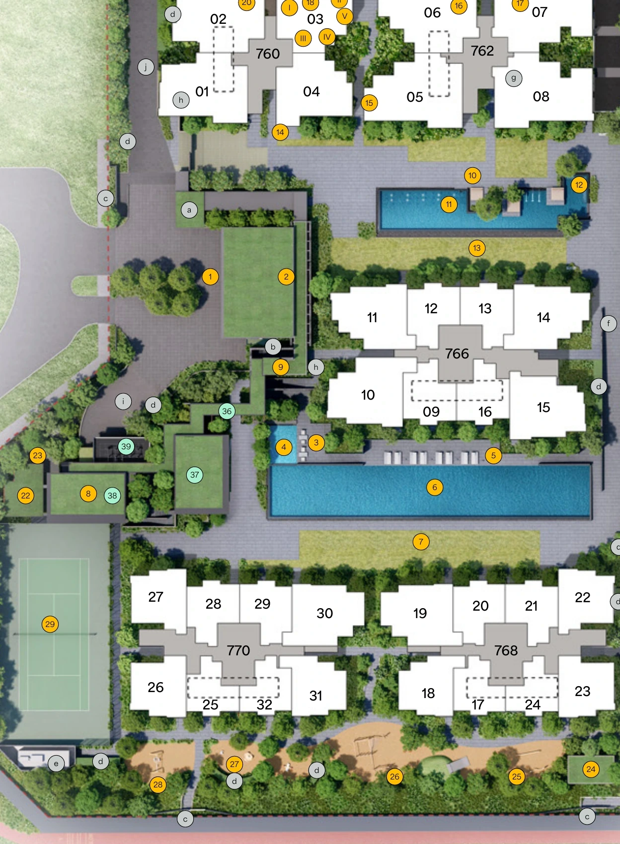 Dunearn House site plan