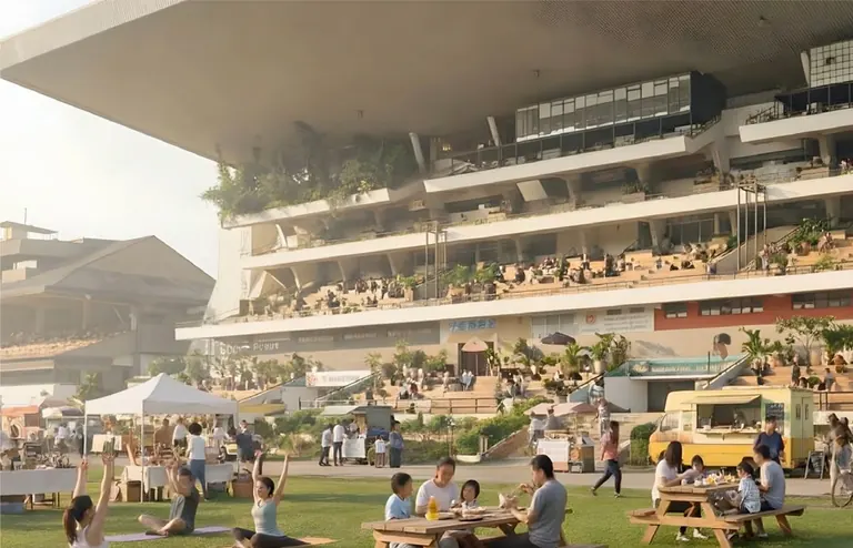 Dunearn House future Turf City precinct artist impression